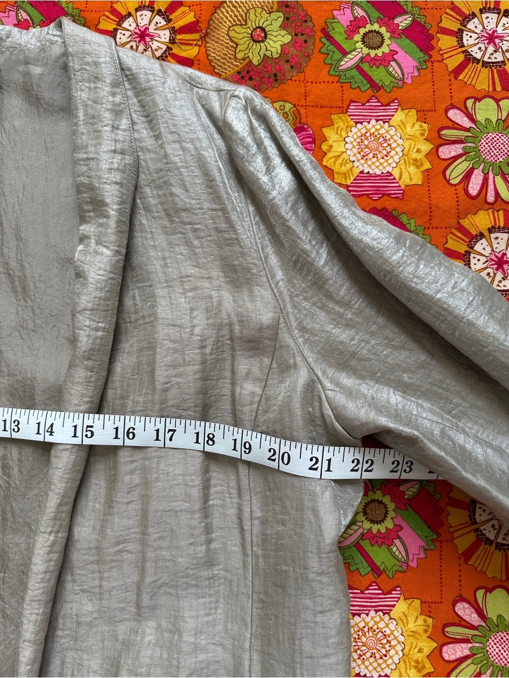Vintage Eileen Fisher Iridescent Lightweight Jacket/Blazer - Picture 9 of 12